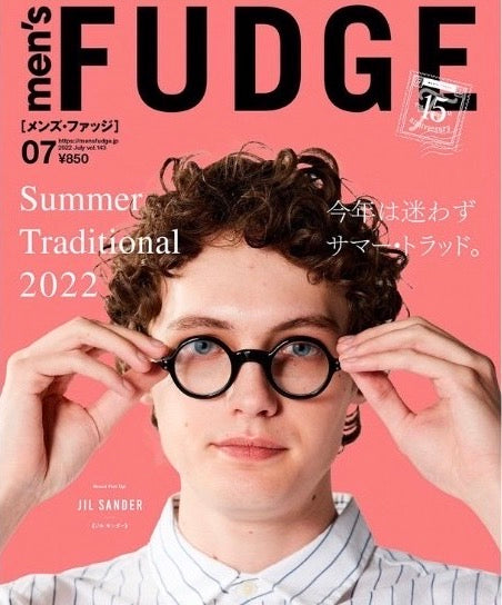 「men's FUDGE」7月号掲載しました